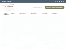 Tablet Screenshot of bendfamilydentistry.com